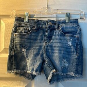 BKE Denim Distressed GirlsShorts